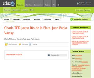 Charla TED Joven Rio de la Plata. Juan Pablo Varsky.
