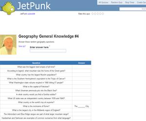 Geography General Knowledge 4