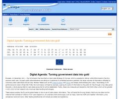 EUROPA - Press Releases - Digital Agenda: Turning government data into gold