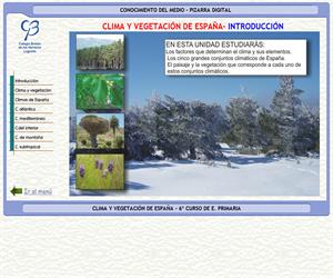 Clima y vegetación de España – Conocimiento del medio – 3º Ciclo de E. Primaria – Unidad didáctica.