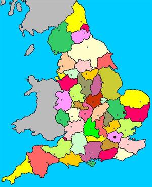 Mapa interactivo de Inglaterra: condados ceremoniales y ciudades (luventicus.org)