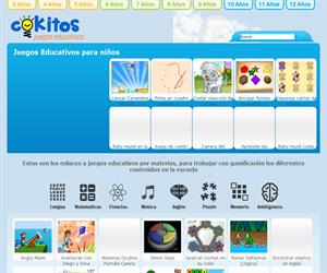 Web con Juegos Educativos para niños y niñas de Primaria