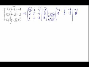 Sistema de ecuaciones - Método de Gauss (Sistema Incompatible)