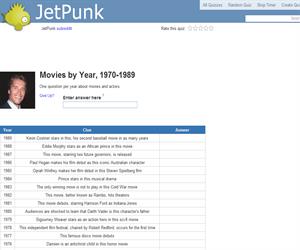 Movies by Year, 1970-1989