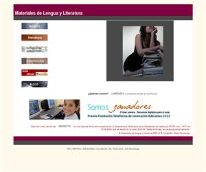 Materiales de lengua y literatura para Secundaria.