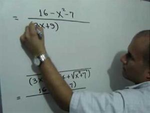 Límite con racionalización y factorización (JulioProfe)
