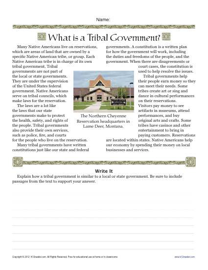 What Is Tribal Government?