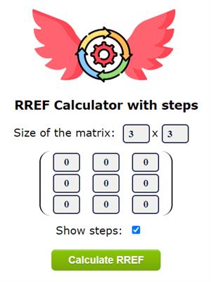 Reduced Row Echelon Form Calculator with steps
