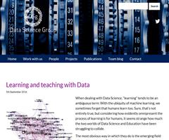 Learning and teaching with Data