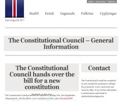 Islandia coordina su Constitución mediante la Web social