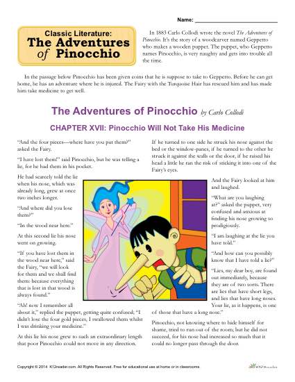 Classic Literature: Pinocchio