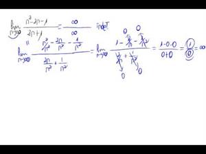Límite de una sucesión (cociente polinomios)