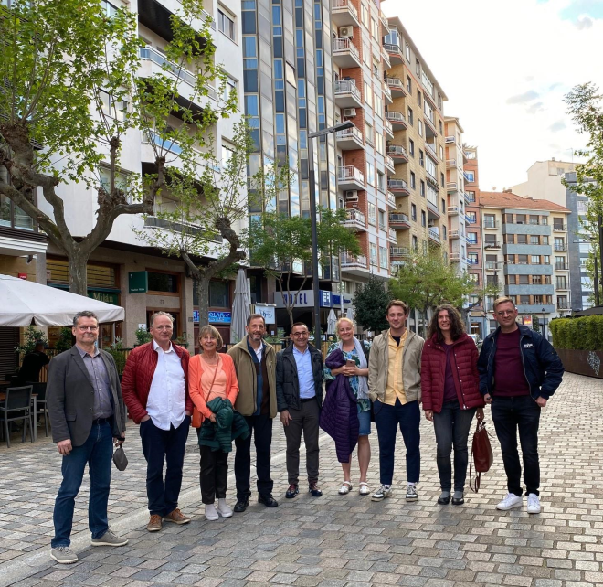 El Gobierno de La Rioja se reúne con periodistas alemanes que recorren el Camino Ignaciano