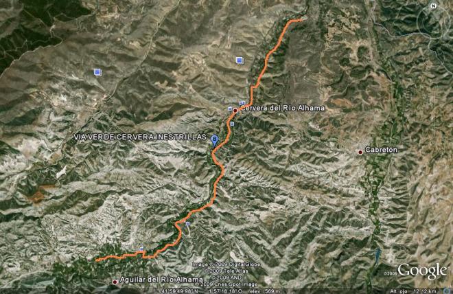 MTB route: Alhama Greenway