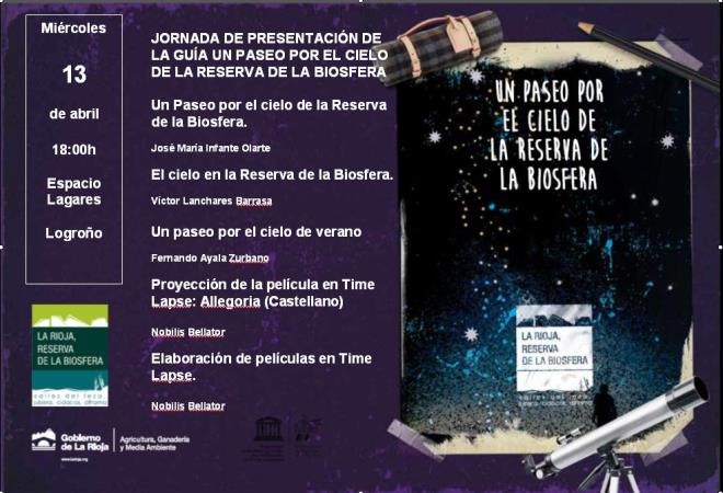 Medio Ambiente celebrará mañana una jornada para presentar la guía Un paseo nocturno por el cielo nocturno de la Reserva de la Biosfera