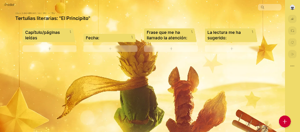 Padlet tertulias literarias Padlet tertulias literarias