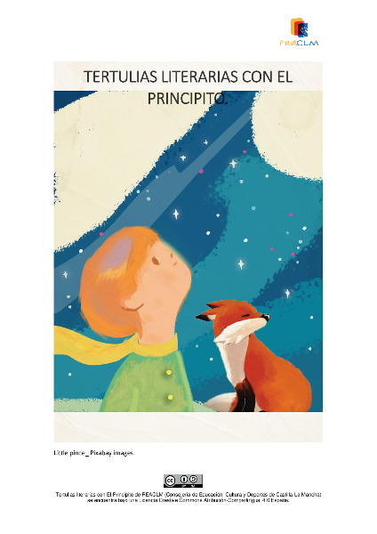 Portada Tertulias literarias con El Principito Tertulias literarias con El Principito