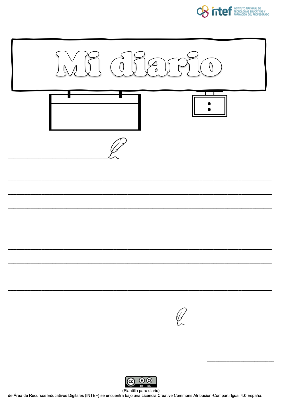Plantilla Diario Plantilla Diario