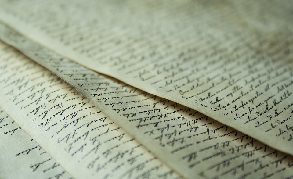 Imagen de unas páginas manuscritas
