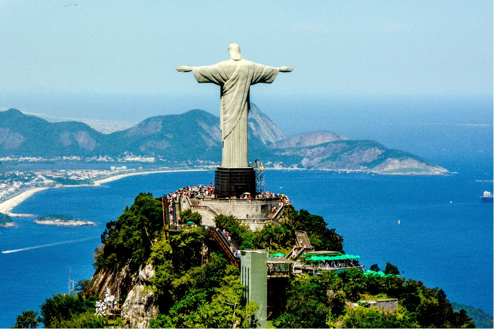 Estatua Cristo Redentor Maravilla del mundo, estatua Cristo Redentor, Brasil.