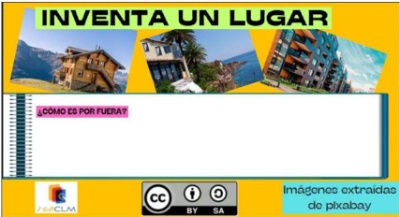 Infografía para describir un lugar por fuera