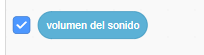 Bloque de sensores Bloques de programación Azul claro para controlar interacciones