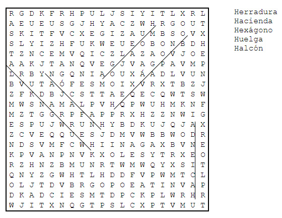 Soluciones de la sopa de letras de palabras que comienzan por h Soluciones de la sopa de letras de palabras que comienzan por h