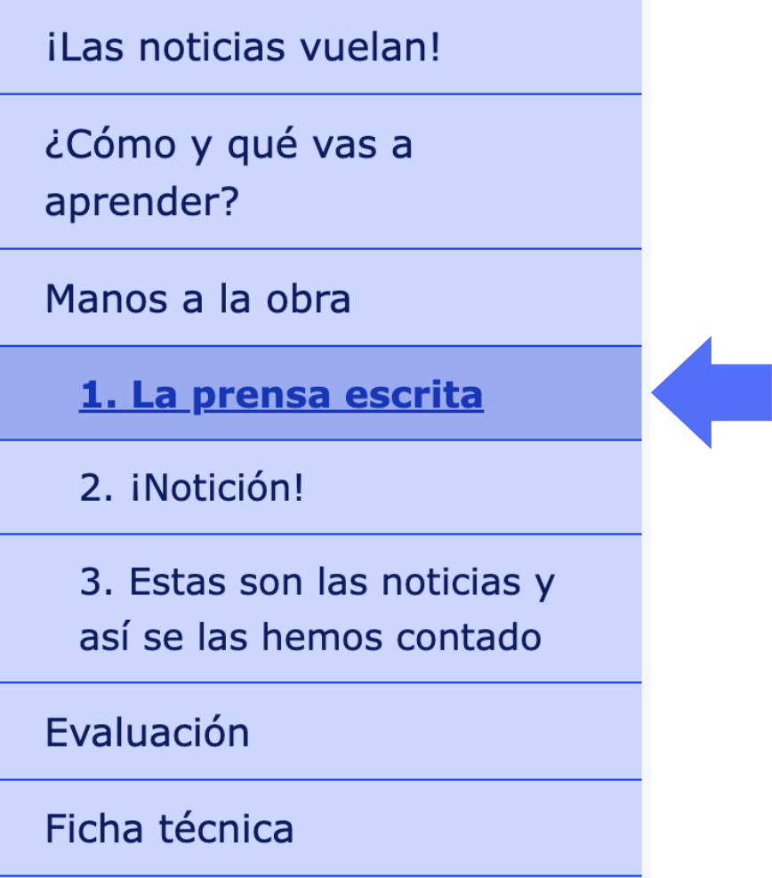 menú
