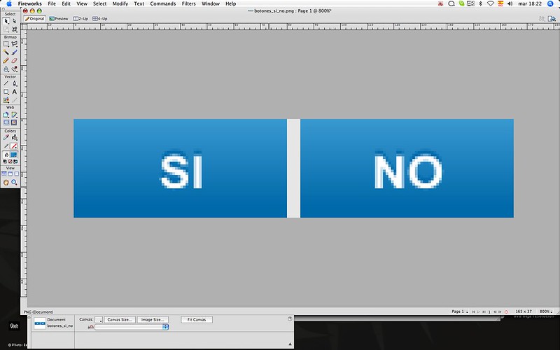 Una pantalla de ordenador donde se puede leer "sí" y "no"