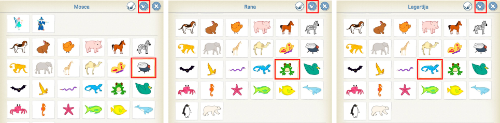 Diferentes personajes de Scratch Jr