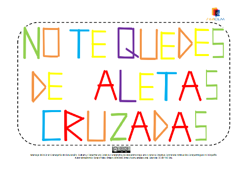 Mensaje con palitos de polo