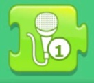 Icono de un micrófono verde
