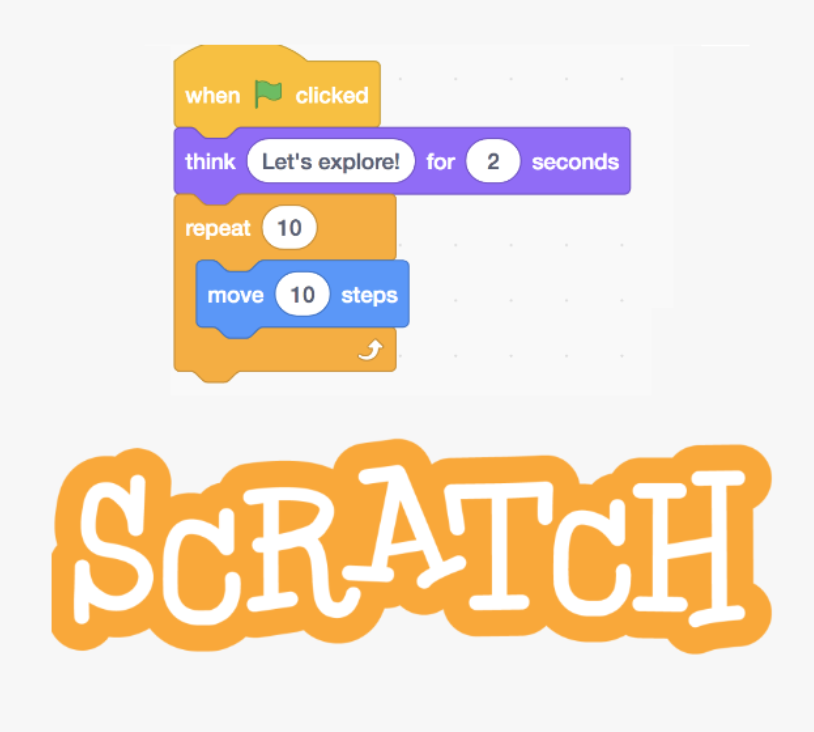 Logo scratch y bloques Logo scratch y bloques