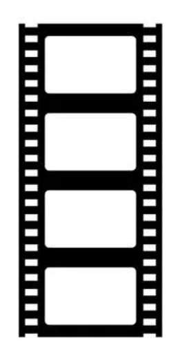 Celuloide para crear viñetas de cine