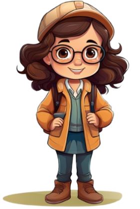 Niña con mochila