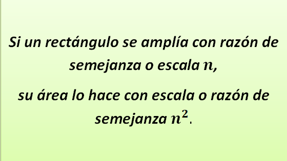 Teorema de áreas en semejanza
