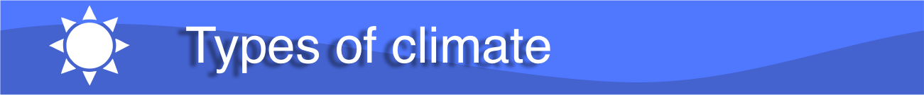 types of climate