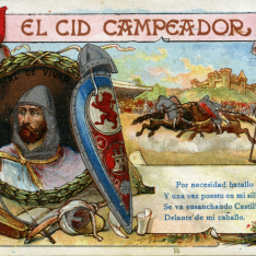 Colección de treinta cromos. "El Cid Campeador". "Piazuelo". Logroño
