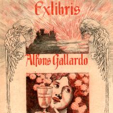 Ex Libris de Alejandro de Riquel e Ynglanda