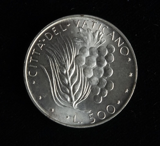 Moneda de quinientas liras