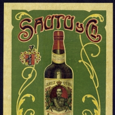 Cartel publicitario de Sautu y Cía