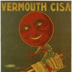 Cartel publicitario de Vermouth Cisa