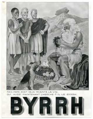 Cartel publicitario de Byrrh