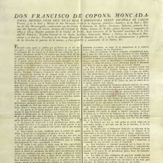Edictos - 1819, agosto, 31. Barcelona