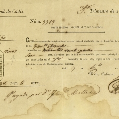 Recibos, letras y facturas - 1851