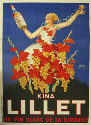 Cartel publicitario de "Kina Lillet"