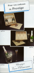 Folleto publicitario de Bernard Launois. Champagne Veuve Clémence (Le Mesnil-Sur-Oger)