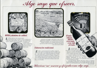 Folleto informativo sobre el Club "Mester del Vino" de Haro, La Rioja. 1983