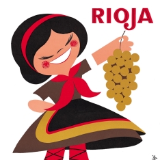 Cartel anunciador de la XVII Fiesta de la Vendimia Riojana (Logroño)