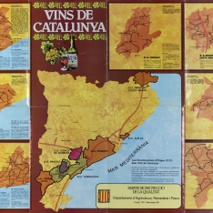 Cartel informativo "Vins de Catalunya"